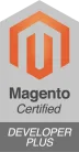Magento Certified Developer Plus badge, Adobe Commerce