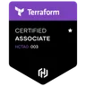 HashiCorp Certified: Terraform Associate (003) badge